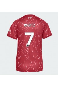 Liverpool Florian Wirtz #7 Jalkapallovaatteet Naisten Kotipaita 2026-27 Lyhythihainen